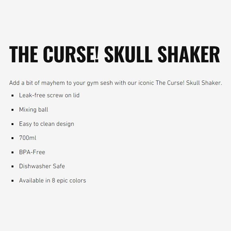  THE CURSE SKULL SHAKER 700ML 