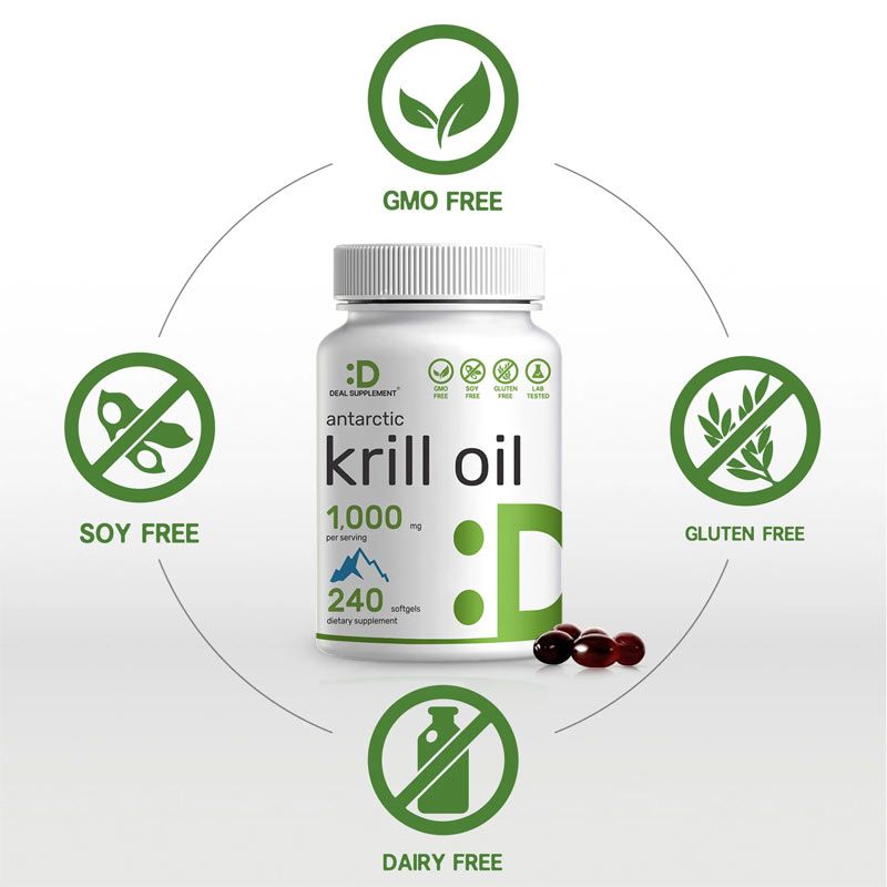  DEAL SUPPLEMENT ANTARCTIC KRILL OIL 1000MG 200 VIÊN MỀM 
