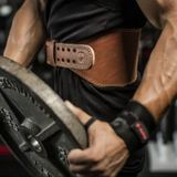  HARBINGER PADDED LEATHER 4 INCHS BROWN 