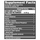  SAMPLE NUTREX HEMO RAGE PRE WORKOUT 6GRAM 