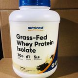  NUTRICOST GRASS FED WHEY PROTEIN ISOLATE 5LBS (Sf Lỗi) 