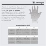  HARBINGER WOMEN'S FLEXFIT GLOVES (PURPLE) 