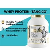  (THANH LÝ - GIẢM SÂU) Kevin Levrone Whey Gold Iso 2kg 