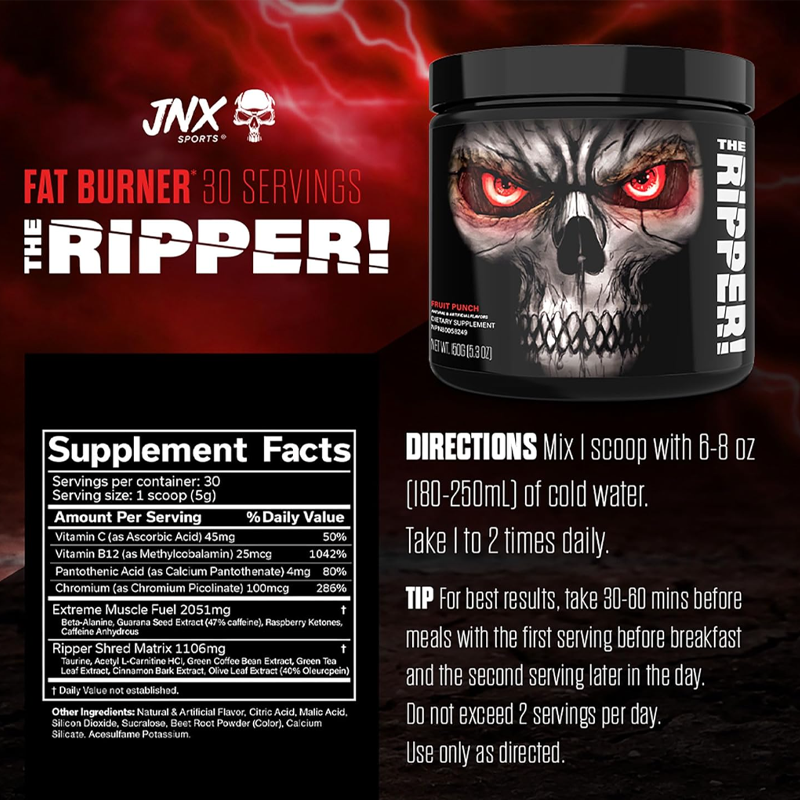  THE RIPPER FAT BURNER 30 SER 