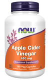  NOW APPLE CIDER VINEGAR 450MG 180 VIÊN NHỘNG 