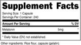  Nutricost Melatonin 5mg 240 viên 