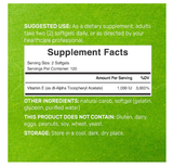  DEAL SUPPLEMENT VITAMIN E 1000IU 240 VIÊN GEL 