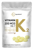  MICROINGREDIENTS VITAMIN K2 MK-7 200MCG 300 VIÊN GEL 