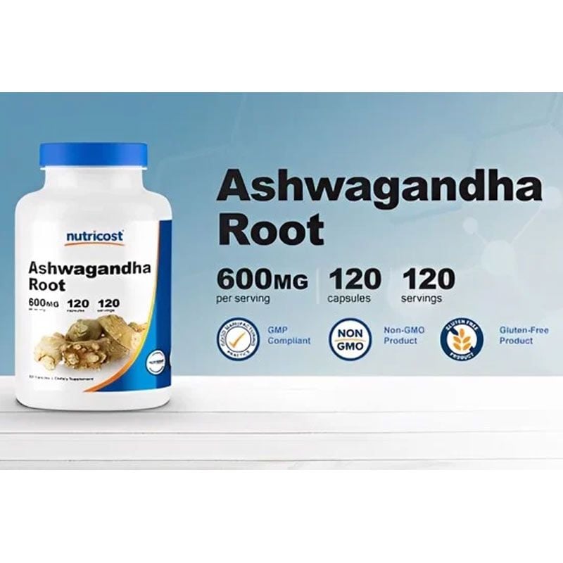 Nutricost Ashwagandha Root Extract 600mg Chính Hãng Giá Tốt – GymWhey Shop