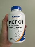  NUTRICOST MCT OIL 3000MG 150 VIÊN GEL (Sf Lỗi) 