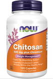  NOW CHITOSAN 500MG PLUS CHROMIUM 120 VIÊN NHỘNG 