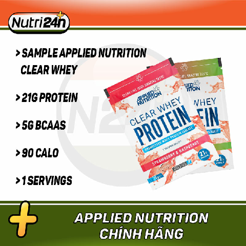  COMBO 5 SAMPLE APPLIED NUTRITION CLEAR WHEY 