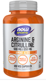  NOW ARGININE & CITRULLINE 500MG / 250MG 120 VIÊN NHỘNG 