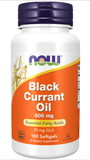  NOW BLACK CURRANT OIL 500MG 10 VIÊN GEL 