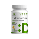  DEAL SUPPLEMENT TURKESTERONE WITH BLACK PEPPER 500MG 180 VIÊN NHỘNG 