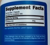  NUTRICOST YOHIMBINE 5MG HCL 240 VIÊN NHỘNG (Sf Lỗi) 