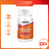  NOW VITAMIN D3 10.000 IU 120 VIÊN 
