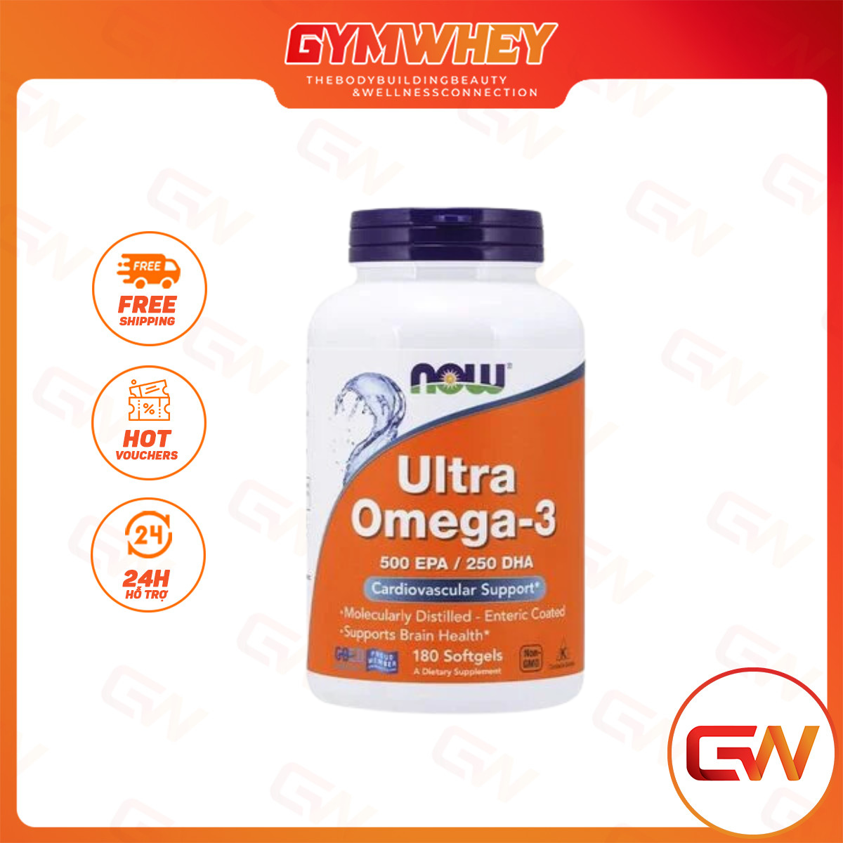 Now Ultra Omega 3 180 viên – GymWhey Shop