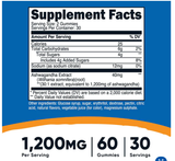  NUTRICOST ASHWAGANDHA GUMMIES 60 VIÊN MỀM 
