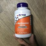  NOW L-METHIONINE 500MG 100 VIÊN (Sf Lỗi) 