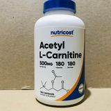  NUTRICOST ACETYL L CARNITINE 180 VIÊN (Sf Lỗi) 