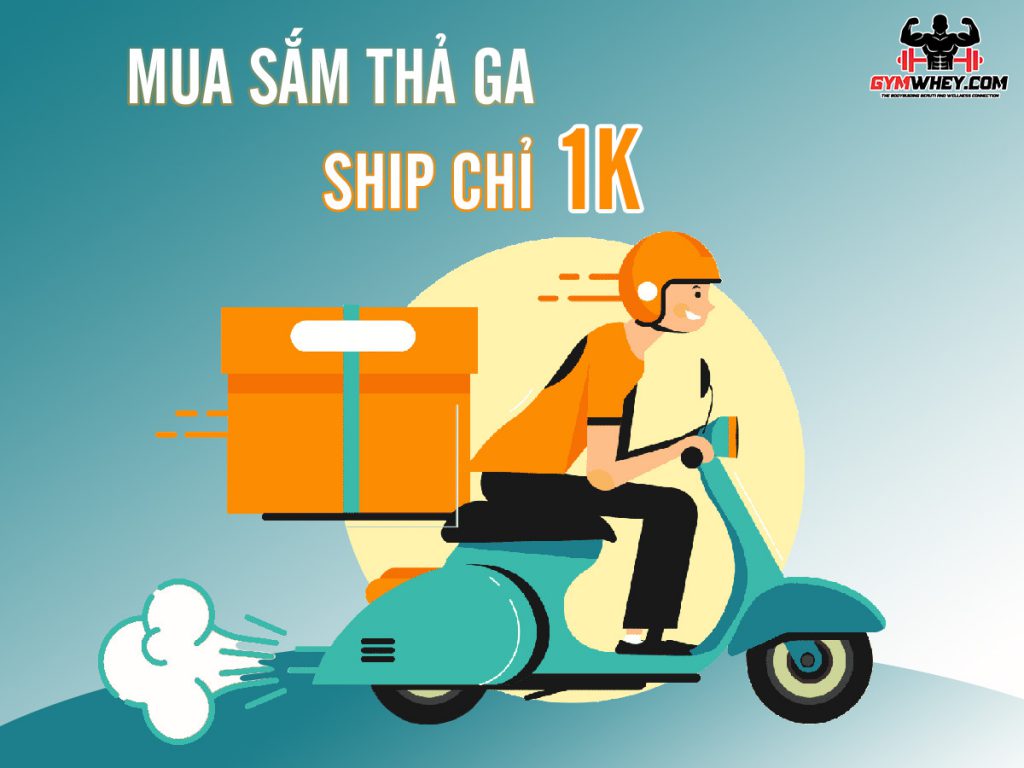 Phí ship đồng giá 1k