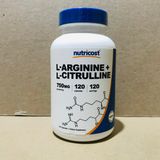  NUTRICOST L - ARGININE L - CITRULLINE 750MG 120 VIÊN 
