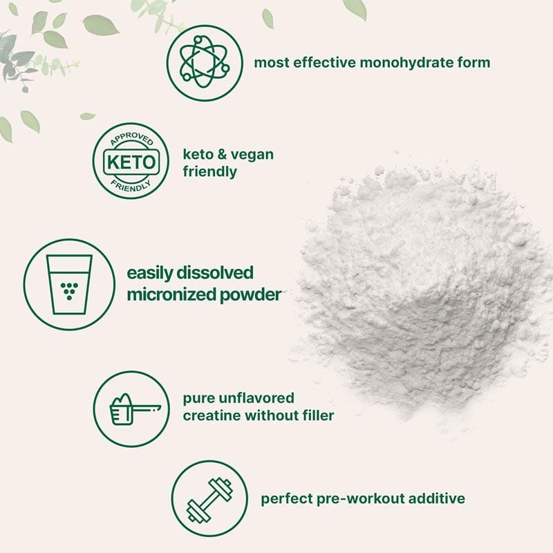  MICROINGREDIENTS PURE CREATINE MONOHYDRATE MICRONIZED 500GRAM 