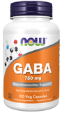  NOW GABA 750MG 100 VIÊN NHỘNG 