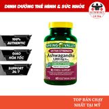  SPRING VALLEY ASHWAGANDHA 1300MG 60 VIÊN 