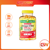  SPRING VALLEY OMEGA 3 1000MG MINI (1000mg Fish Oil) 120 VIÊN 