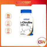 NUTRICOST L - CITRULLINE 1500MG 60 VIÊN NHỘNG 