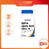  NUTRICOST ALPHA LIPOIC ACID 600MG 60 VIÊN NHỘNG 