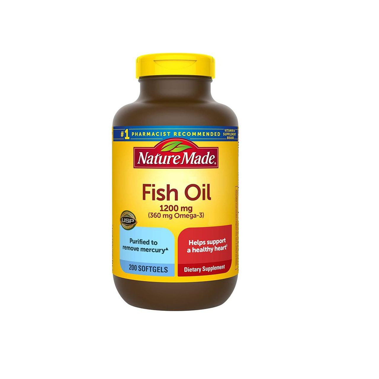  Nature Made Fish Oil 1200mg 200 viên 