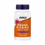  Now Vitamin D3 K2 (1000 IU/45mcg) 120 viên 