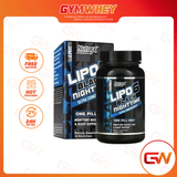  Nutrex Lipo6 Black Nighttime 30 viên 