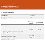  NOW CHITOSAN 500MG PLUS CHROMIUM 120 VIÊN NHỘNG 