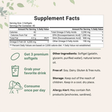  MICROINGREDIENTS OMEGA 3 FISH OIL 240 VIÊN GEL (Túi) 