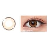  SLENS - 3 THÁNG (1 CHIẾC) HAERYI brown/gray MPC - Kính áp tròng Hàn Quốc Seoullens 