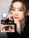  KITSCHRING - 3 THÁNG (1 CẶP) Odd blue/brown/hazel/violet - Kính áp tròng Hàn Quốc Seoullens 