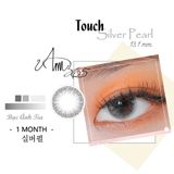  Kính áp tròng 3 tháng màu bạc hoàng kim ANN365 Touch Silver Pearl 