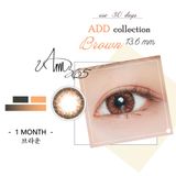  ANN365 - 3 tháng (1 CẶP) Add Brown - Kính áp tròng Hàn Quốc Seoullens 