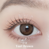  Yuri Brown - 6 tháng(1 cặp) - Kính áp tròng hàn quốc Seoul Lens 