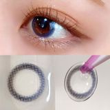 KITSCHRING - 3 THÁNG (1 CẶP) Odd blue/brown/hazel/violet - Kính áp tròng Hàn Quốc Seoullens 