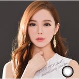  Kính áp tròng 1 năm màu xám đậm ANN365 Leopard Gray 