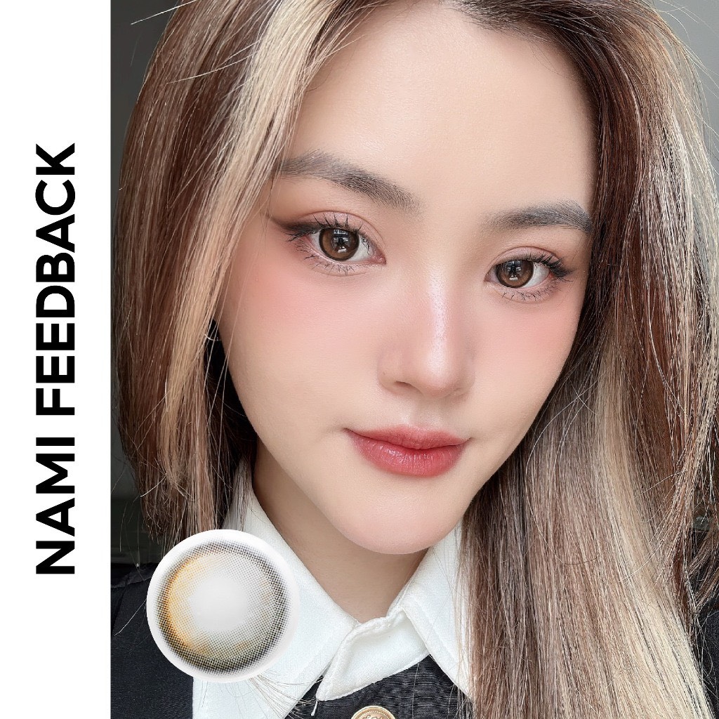  EYEIYAGI - 3 THÁNG (1 CHIẾC) Nami - Kính áp tròng Hàn Quốc Seoullens 