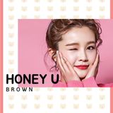  ANN365 - 3 tháng (1 CẶP) Honey U Brown - Kính áp tròng Hàn Quốc Seoullens 