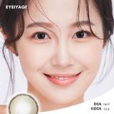  EYEIYAGI - 3 THÁNG (1 CHIẾC ) Colorpop Brown -  Kính áp tròng Hàn Quốc Seoullens 