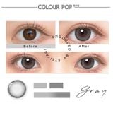  EYEIYAGI - 3 THÁNG (1 CHIẾC) Colorpop Gray -  Kính áp tròng Hàn Quốc Seoullens 