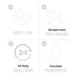  EYEIYAGI - 3 THÁNG (1 CHIẾC) Colorpop Gray -  Kính áp tròng Hàn Quốc Seoullens 